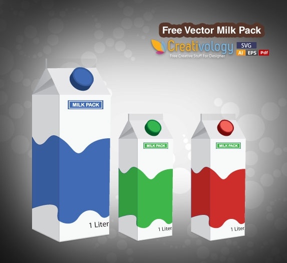 milk advertising banner paper pack icons 3d design
