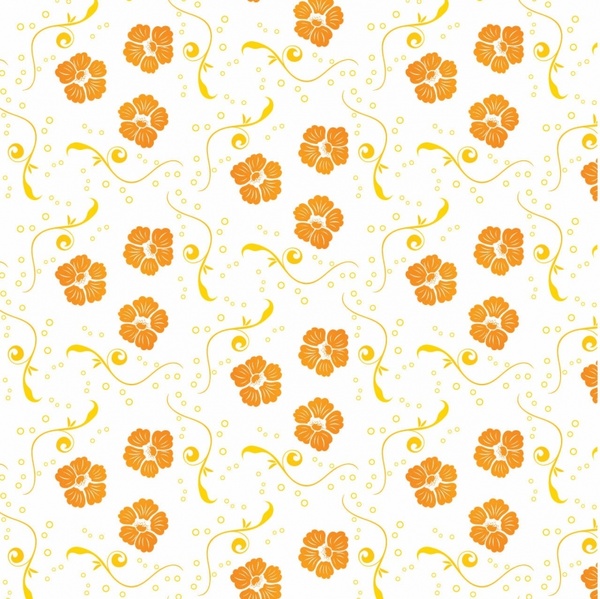 Free Vector Ornamental Floral Pattern