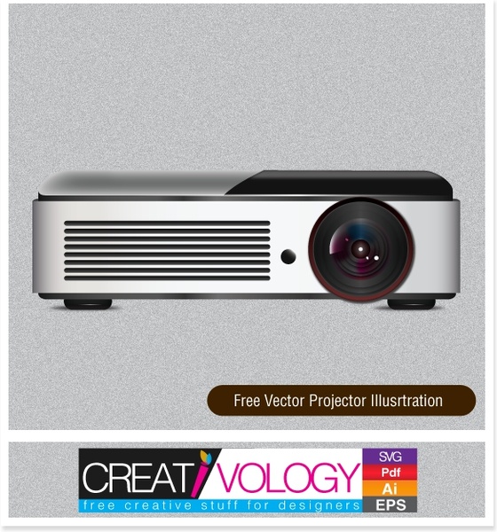 Free Vector Projector Illustration 