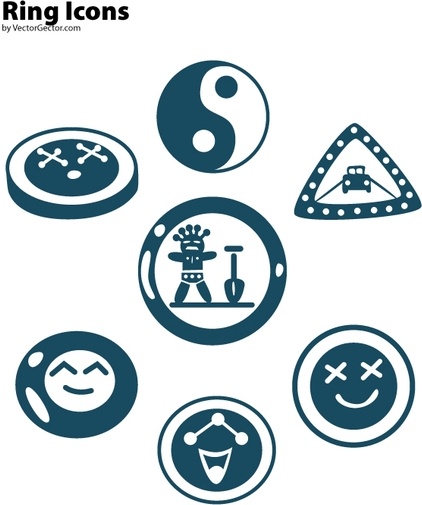 Free Vector Ring Icons