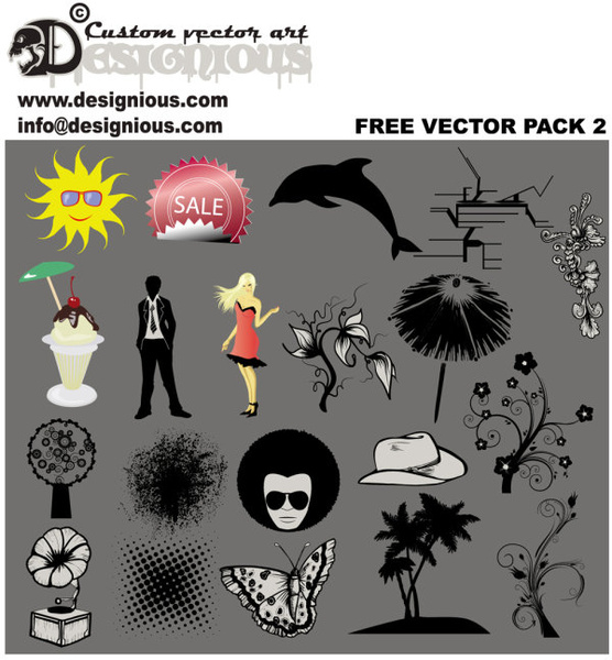 Free vector silhouettes collection Vectors graphic art designs in