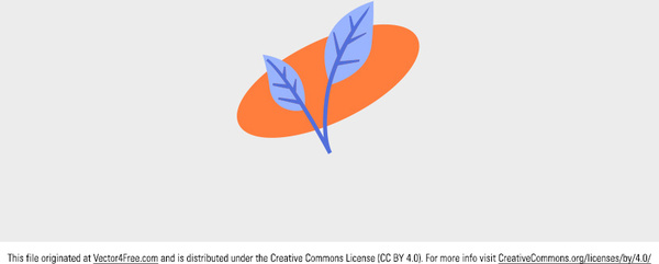 free vector simple leaf
