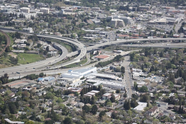 freeway overpass suburbia 