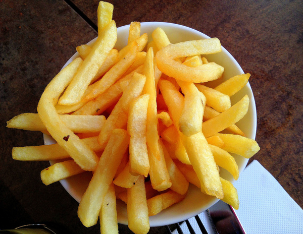 french fries in paris