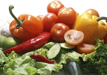 fresh vegetables stock photo 
