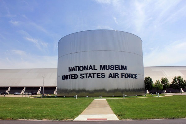 front of the museum 