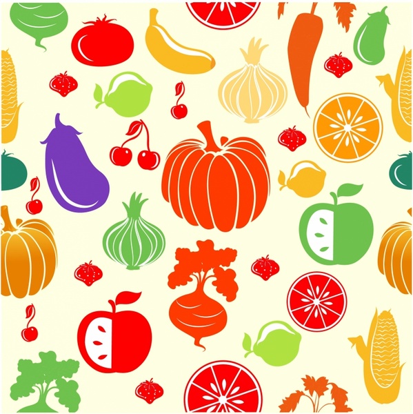 Fruit and Vegetable Pattern