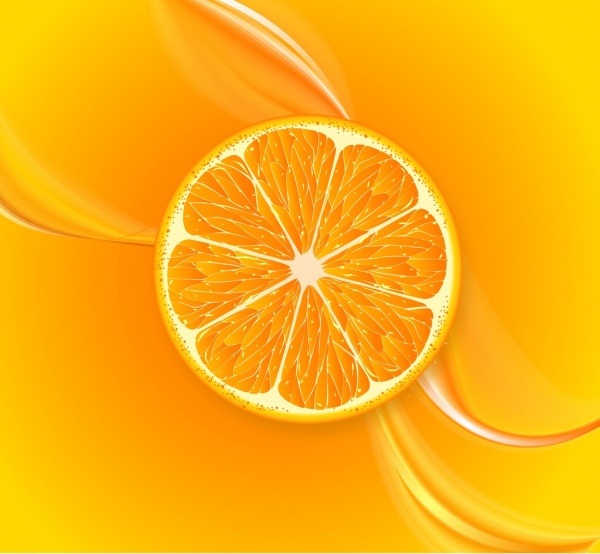 fruit juice background orange slice decoration closeup style