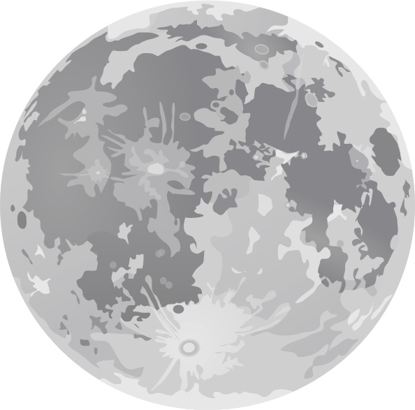 Full Moon clip art Free vector in Open office drawing svg ( .svg ...