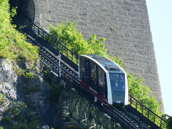 funicular railway train fortress