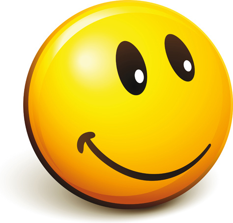Funny smile emoticons vector icon Vectors graphic art designs in ...