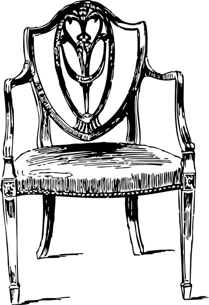 Furniture Antique Chair clip art Free vector in Open office drawing svg ...