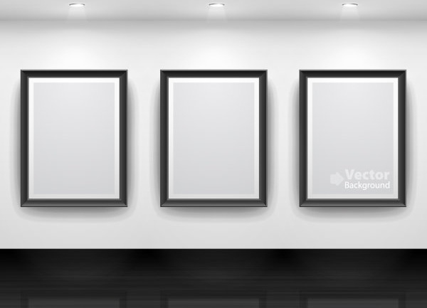 gallery display background 15 vector 