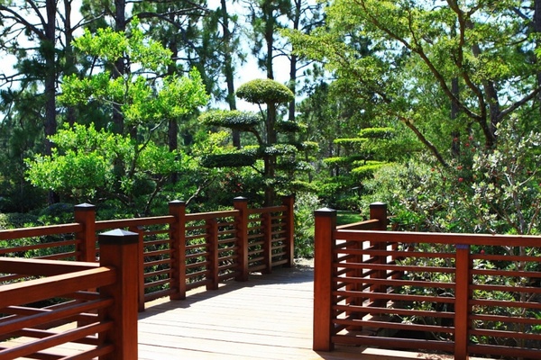 gardens japanese bridge