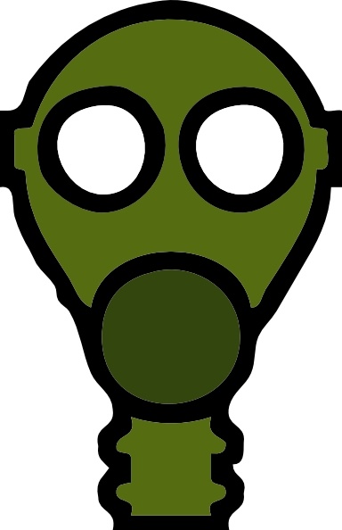 Gas Mask clip art 