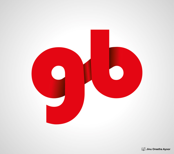gb gigabyte logo design 