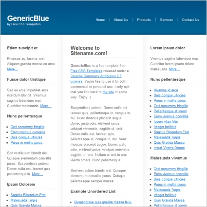 generic blue
