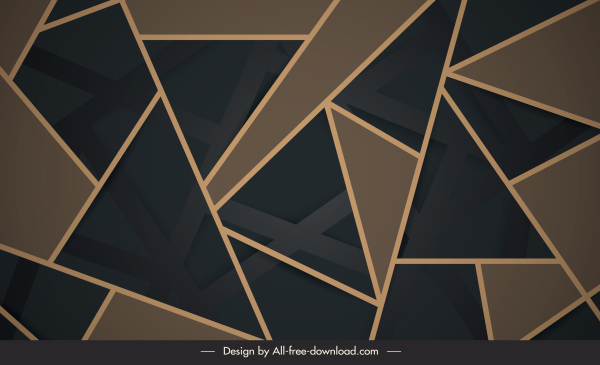 geometric background modern abstract flat triangle decor