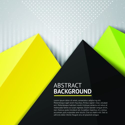geometric colored triangle vector background