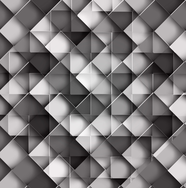 Geometric gray seamless pattern texture design vector background ...