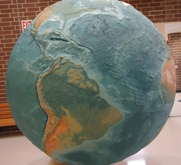 giant spinning globe 