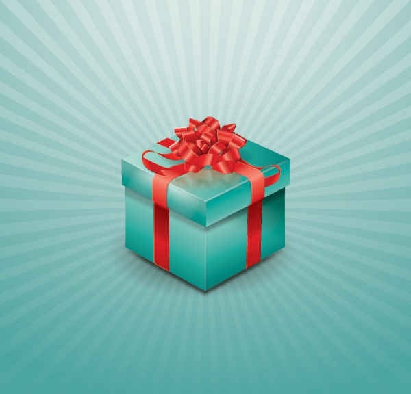 Gift Box Vector Graphic