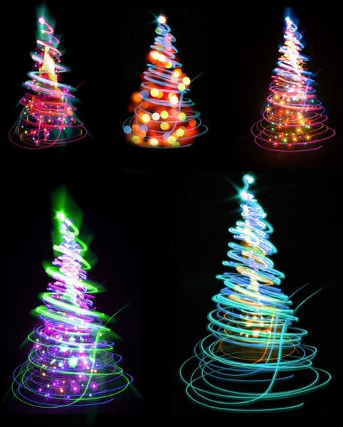 glare christmas tree hd picture 