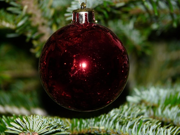 glass ball christmas christmas tree