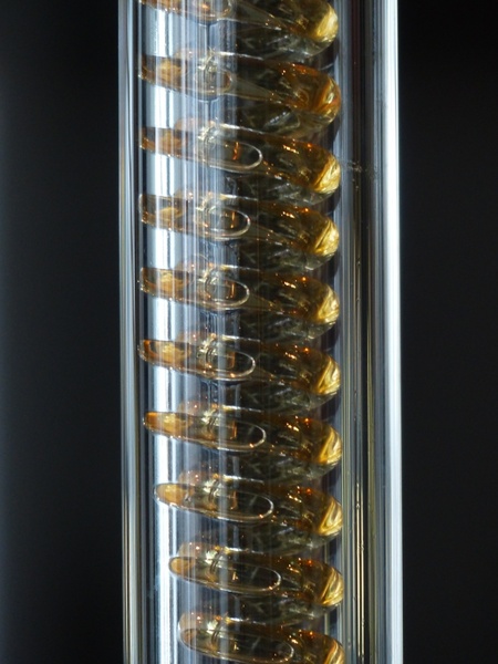 glass bulb piston spiral