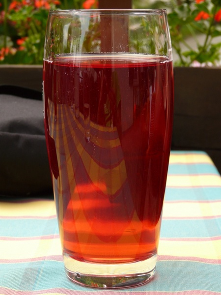 glass drink fruit juice