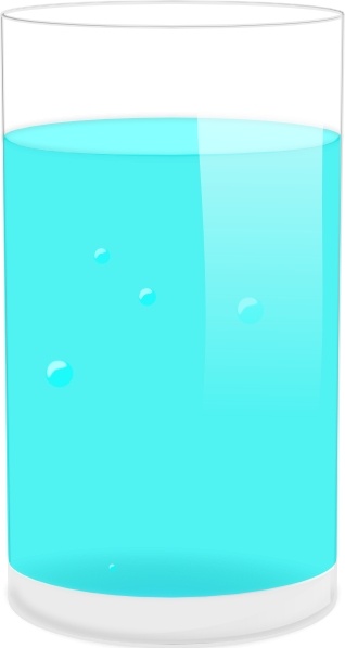 Glass Of Water clip art Free vector in Open office drawing svg ( .svg