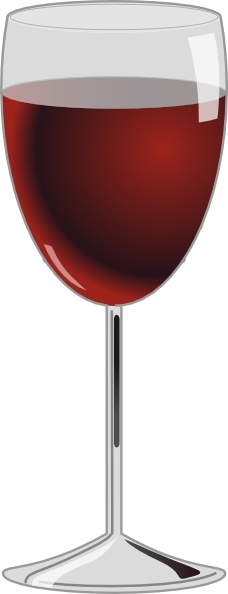 Glass Of  Wine clip art