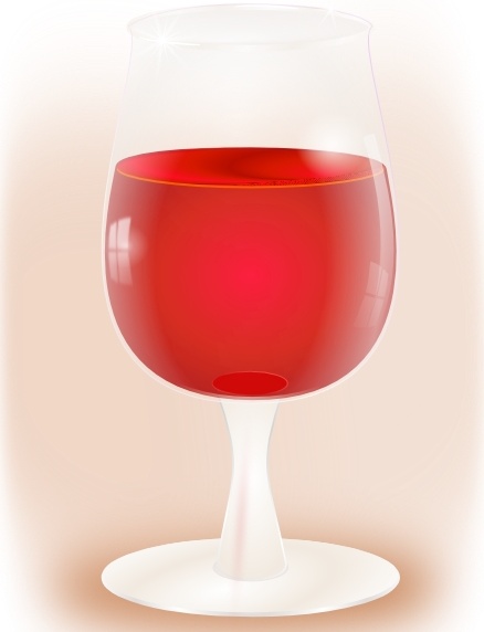 Glass Of Wine clip art 