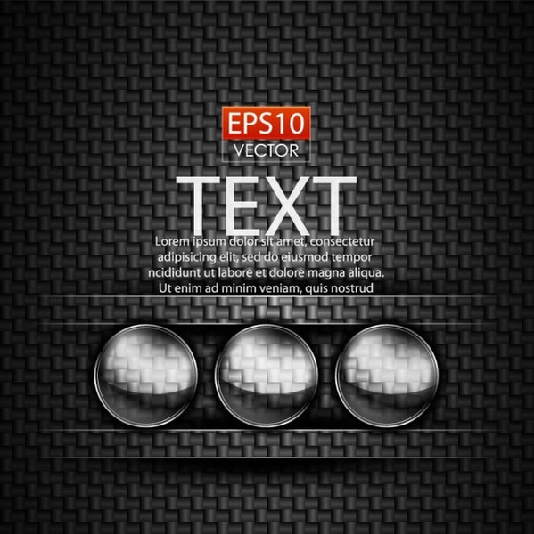 glass round advertising background 01 vector