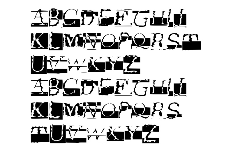 Corrupted pibby glitch font free download