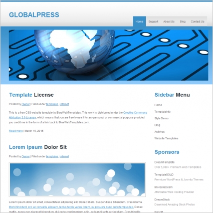Global Press Template