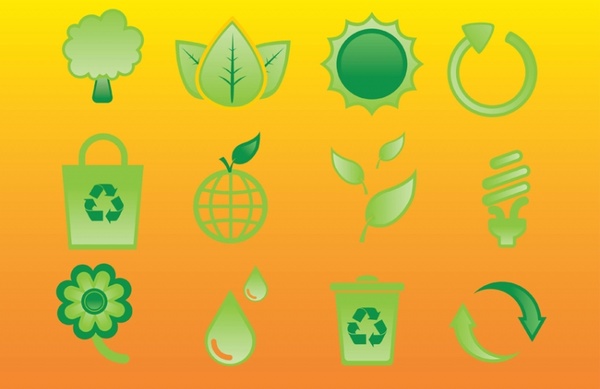 Glossy Nature Icons