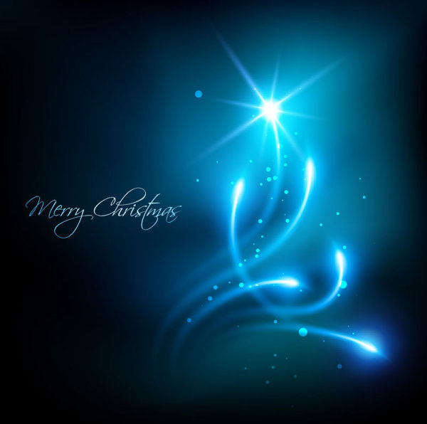 glowing christmas ornaments vector backgrounds