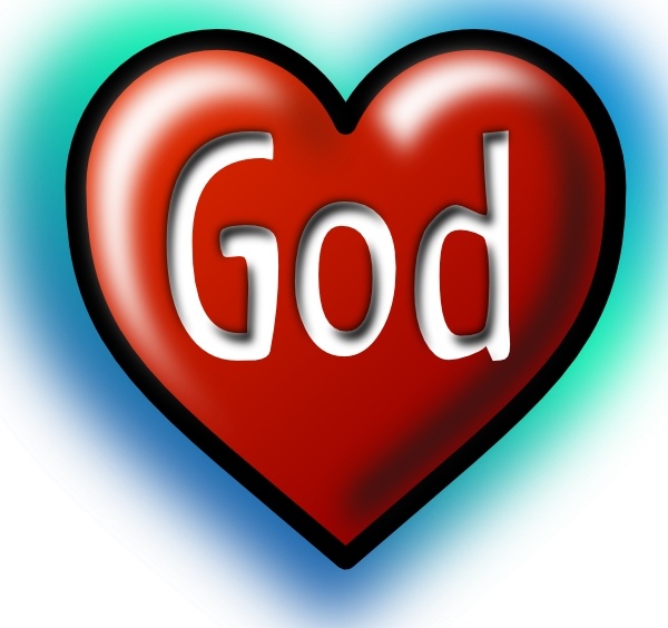 God Heart clip art 