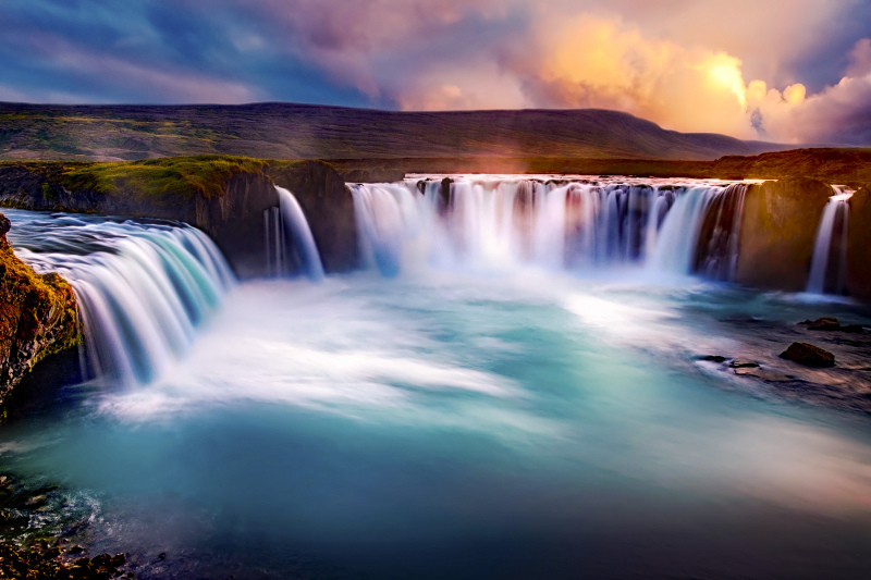 godafoss waterfall picture elegant awesome 