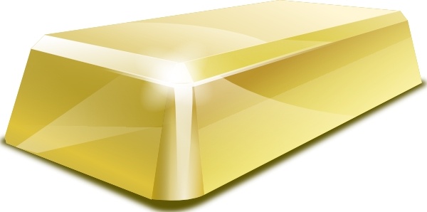 Gold Block clip art