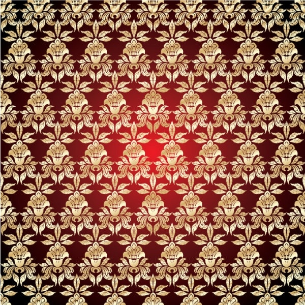 gold pattern shading 02 vector