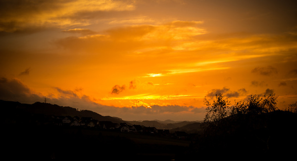 golden sky