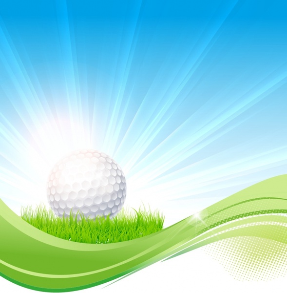 Golf flow background