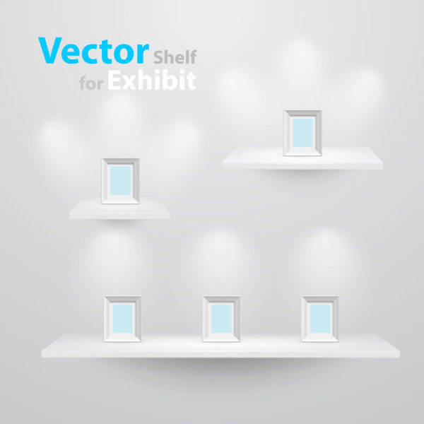 goods showcase exhibition booth free vector