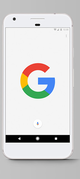 google pixel psd mockup