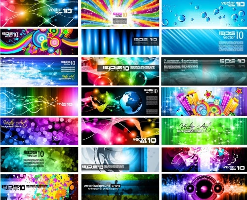 technology background templates modern colorful dynamic decor