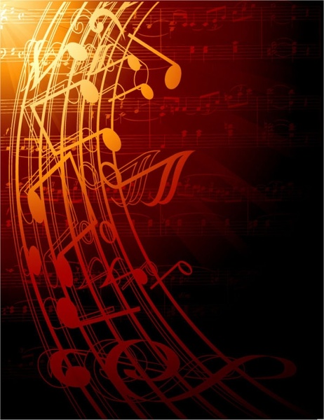 gorgeous classical music background 04 vector