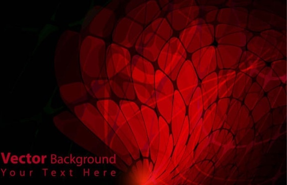 gorgeous dynamic red background box 02 vector