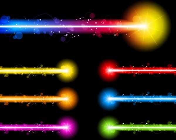 gorgeous neon effects 01 vector